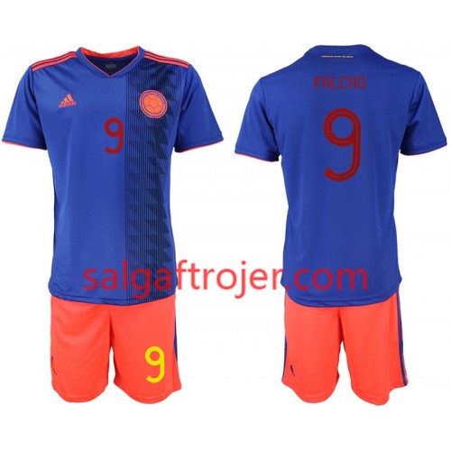 Colombia Fodboldtrøjer FALCAO 9 Børn Udebanesæt Copa América 2019 Kort ærmer Colombia Fodboldtrøjer FALCAO 9 Børn Udebanesæt Copa América 2019 Kort ærmer